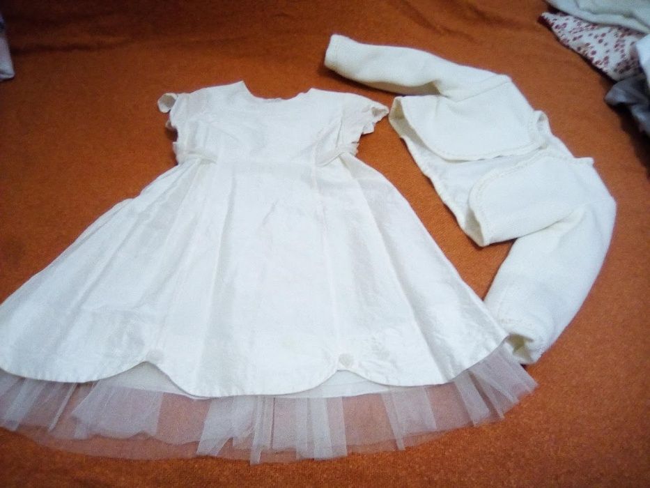 Vestido 100% Seda Cerimónia Menina 4 Anos