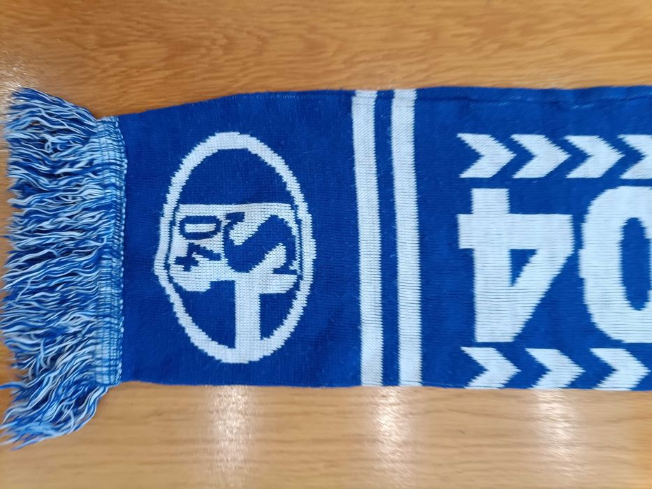 Cachecol clube Alemão - Shalke 04 dupla lã novo scarf echarpe bufanda