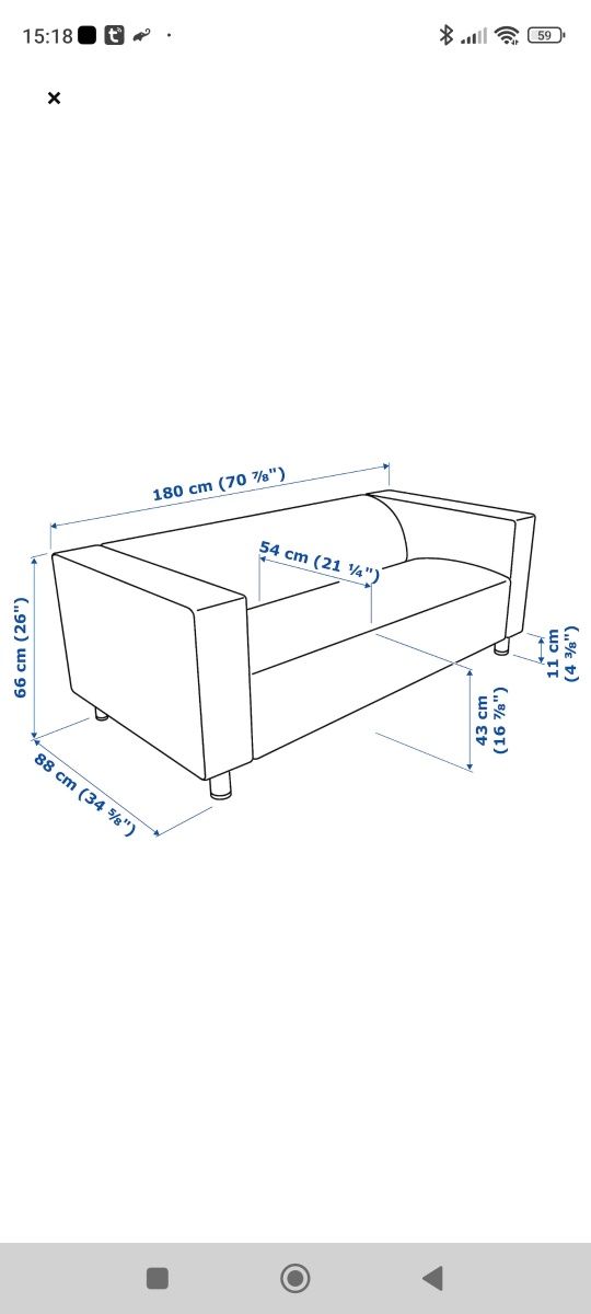 Conjunto de sofás IKEA