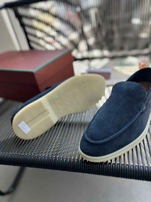 Замшевые мокасины Loro Piana мужские лоферы Лоро Пиана ob305