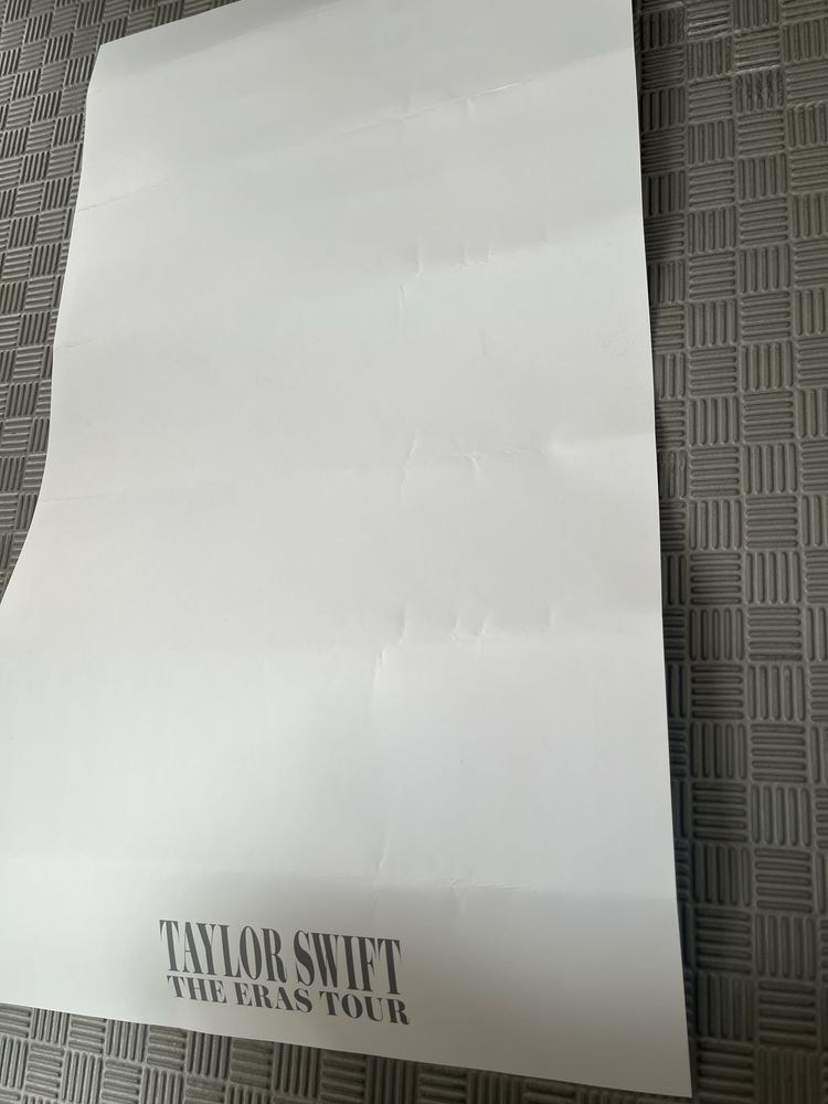 Oficjalny plakat Taylor Swift  eras tour warszawa