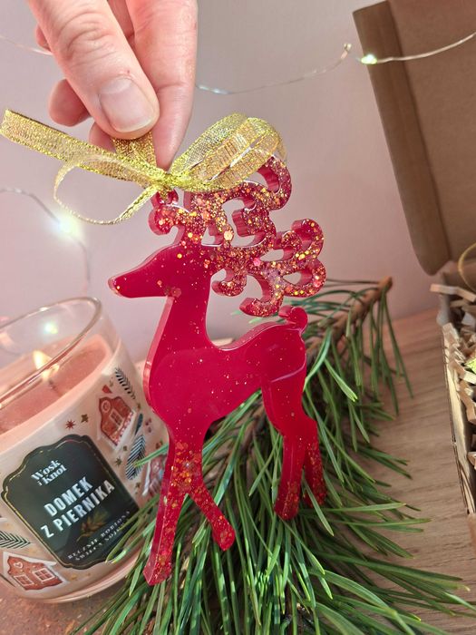 Najpiękniejsze świąteczne ozdoby Renifery 2szt