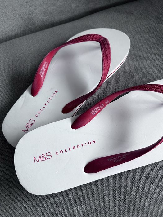 Nowe Japonki klapki męskie M&S Marks & Spencer 44 EU/ 10 UK