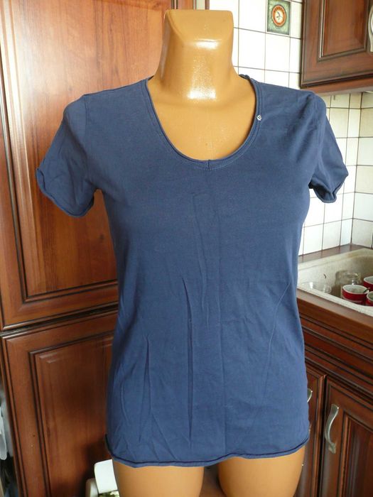 bluzka GAS granatowa bawełniana klasyka 36 38