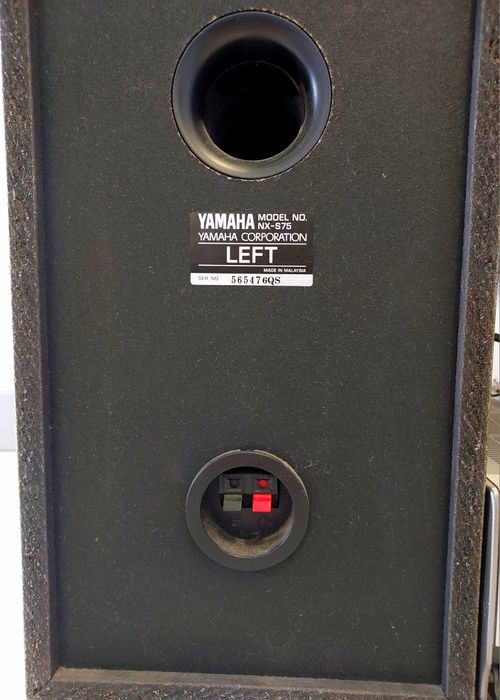 Par colunas + amplificador Yamaha