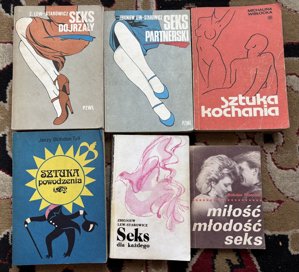 Zestaw ksiazek Lew-Starowicz, Wisłocka, Trzeciak, Tyll: seks, relacje