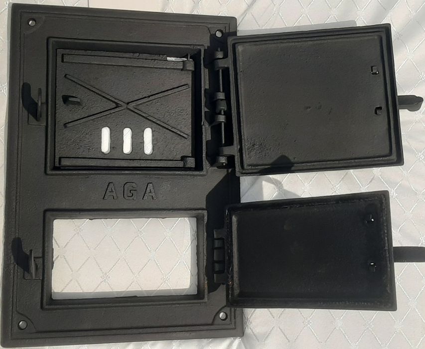 Drzwiczki żeliwne do pieca wędzarni  AGA  2.