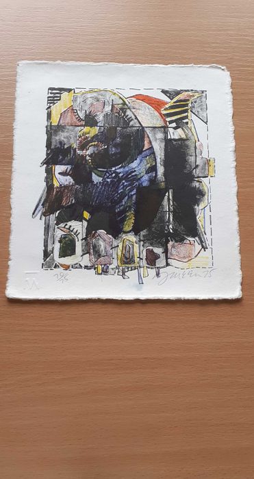 Litografia oryginalna z 1975 roku Tom Dineen