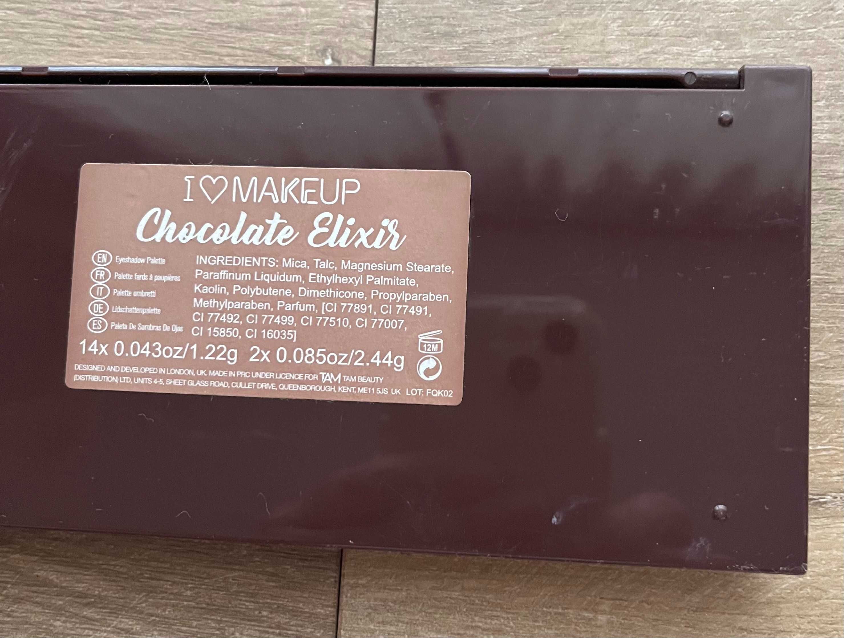 Revolution Chocolate zestaw cieni do powiek Chocolate Elixir