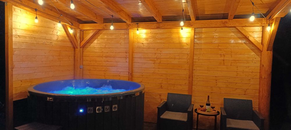 Domek z balią na Mazurach !!! Spędź miło jesienne wieczory ! :)