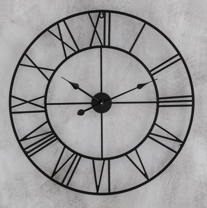 Nowy industrialny zegar ścienny industrio 2 ø 70 cm Home&you
