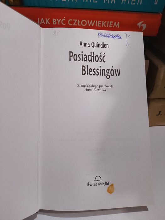 Anna Quindlen Posiadłość Blessingów