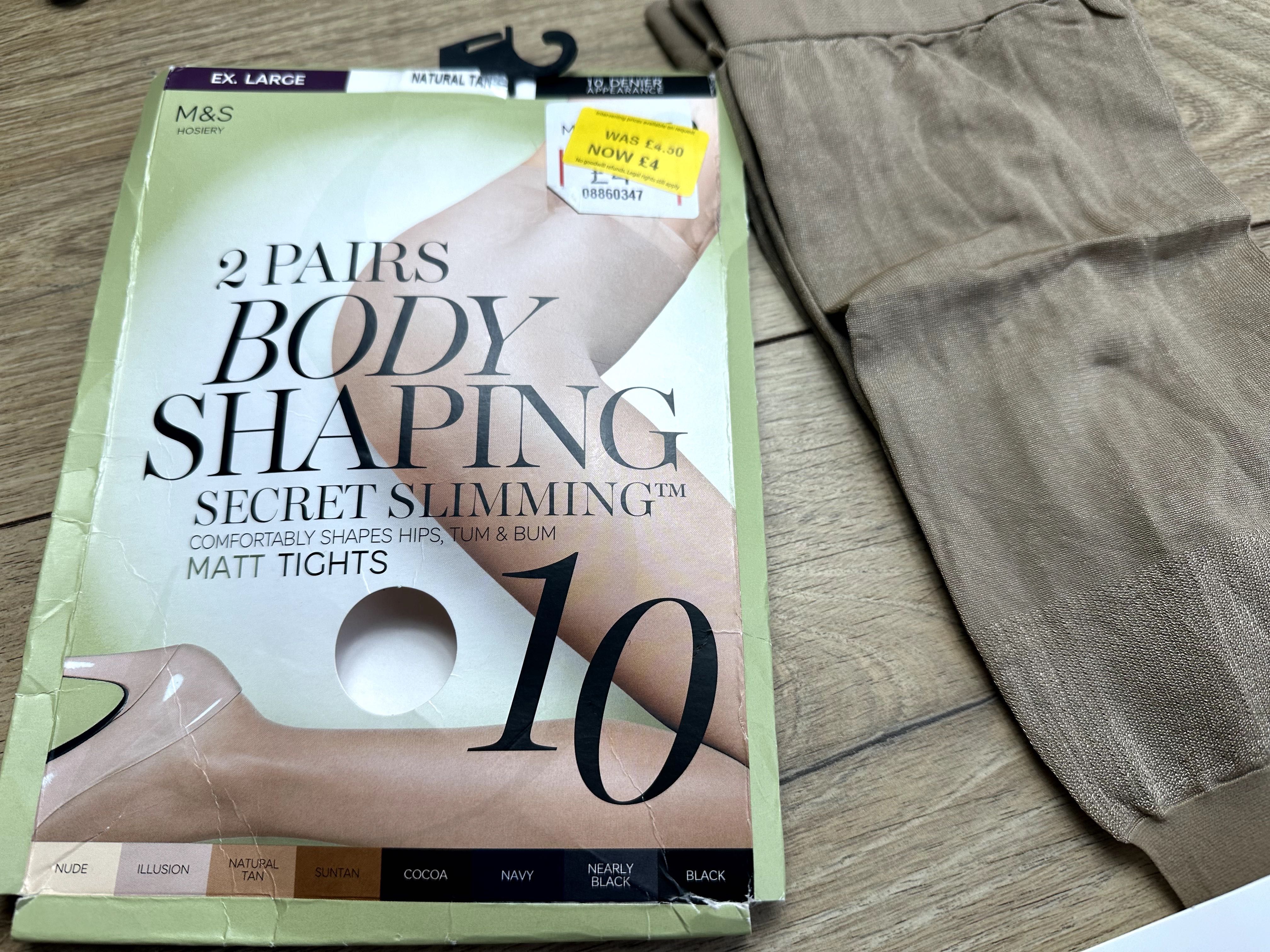 Marks & Spencer 2 x rajstopy cienkie nowe XL
