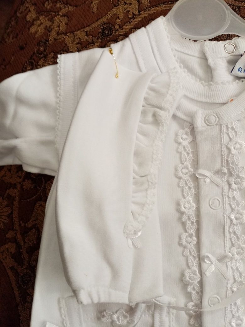 Детский костюм для новорожденных, для крещения
