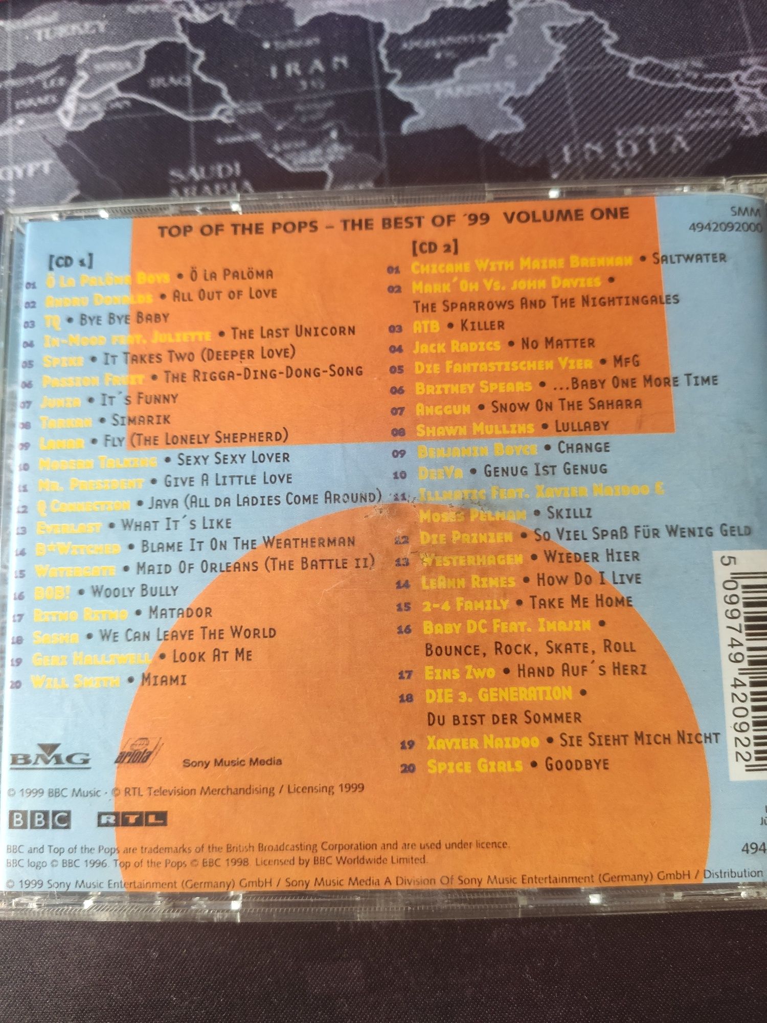 Top of the pops the best of '99 volume one 2CD