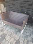 Ikea Knopparp sofa kanapa szara 2-osobowa