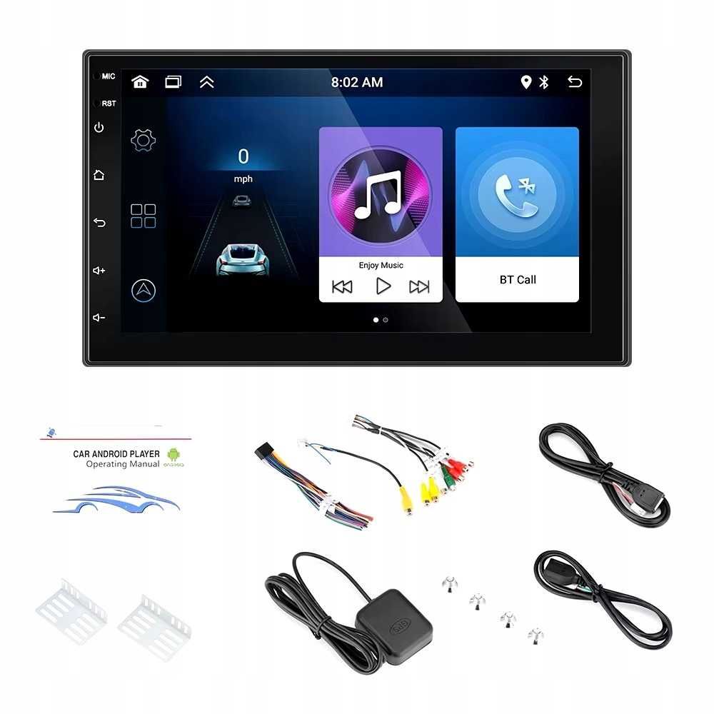 Radio Samochodowe 7' Android 2/32GB Bluetooth USB RDS WiFi 2DIN