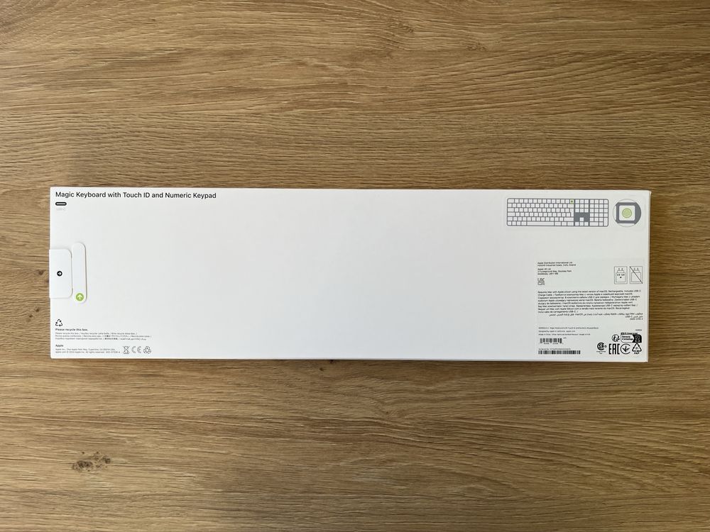 Клавіатура Apple Magic Keyboard Touch ID Numeric Keypad USB-C UA Black