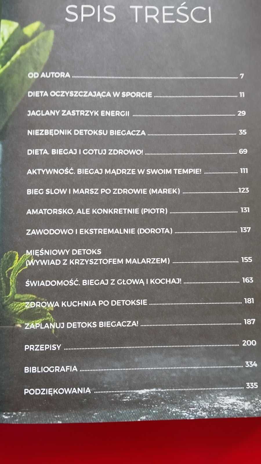 „Jaglany detoks dla biegaczy”  Marek Zaremba