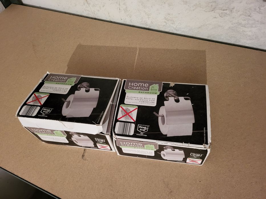 Suporte papel higiénico novo