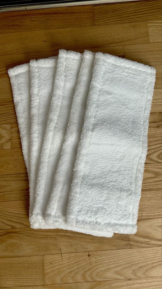 Mop z Mikrofibry biały 40 cm E DUO Uszy