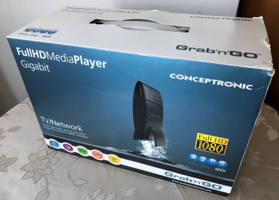 Media player Conceptronic Grab'n'GO Full HD