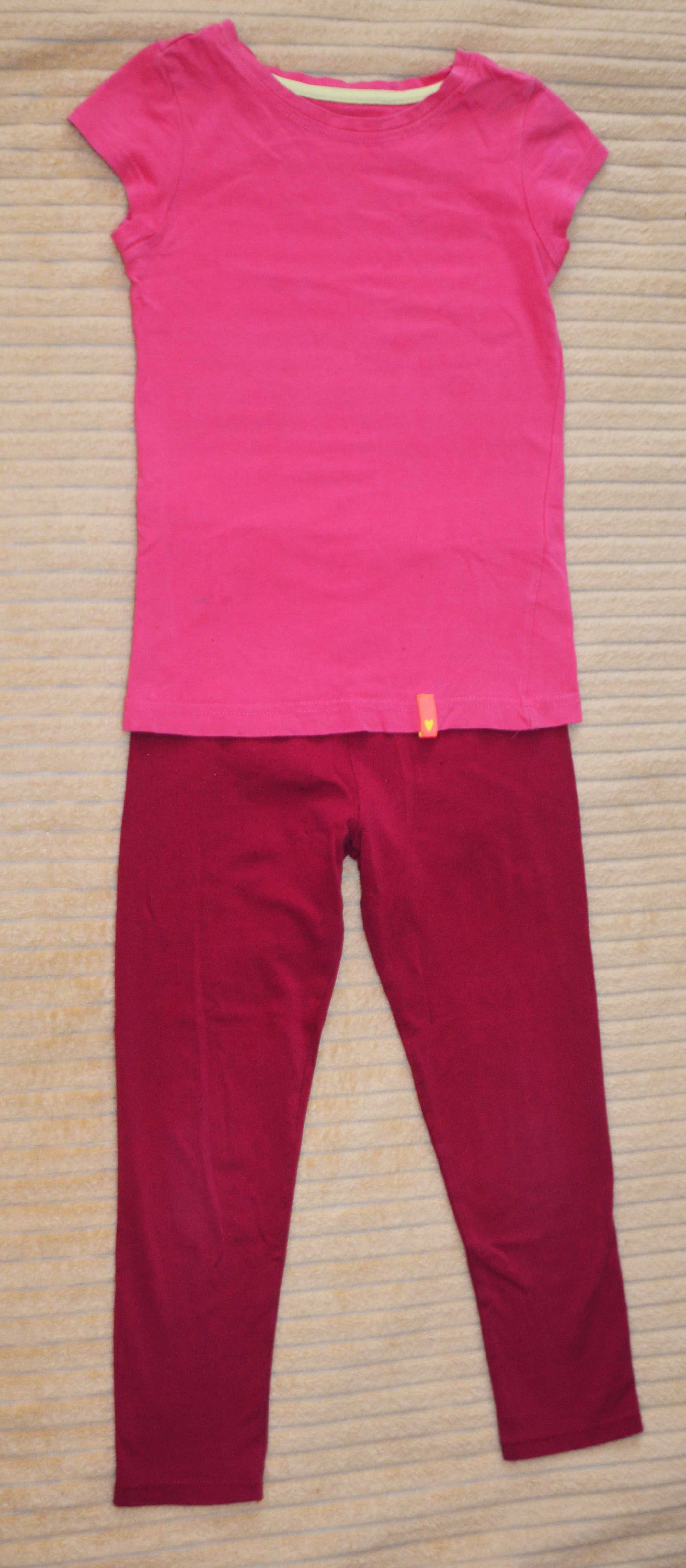 Комплект детской одежды (реглан, футболка, лосины) на возраст 6-7 лет