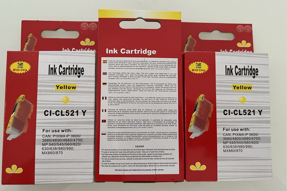 Tusz Ink  Cartridge yellow CI-CL521 Y