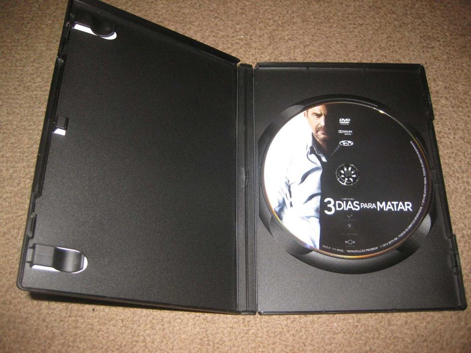 DVD "3 Dias Para Matar" com Kevin Costner