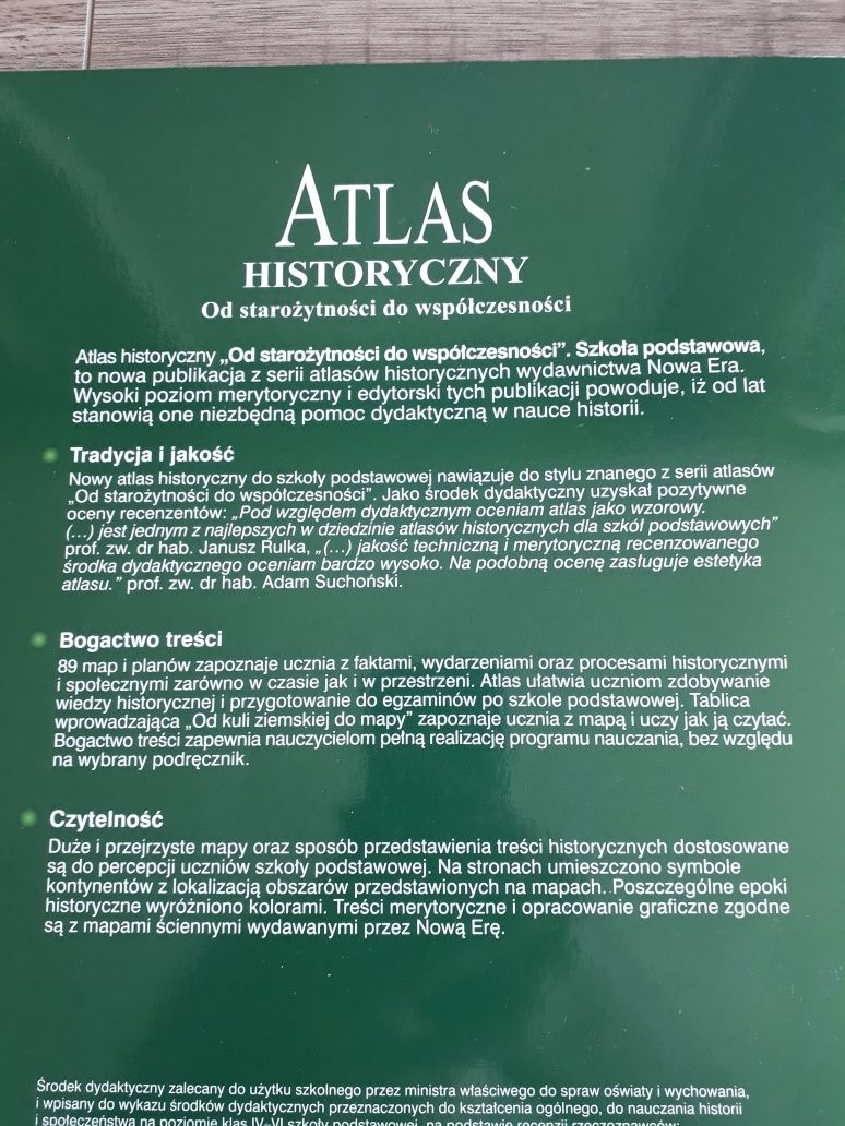 Atlas historyczny szkoła podstawowa od starożytności Nowa Era