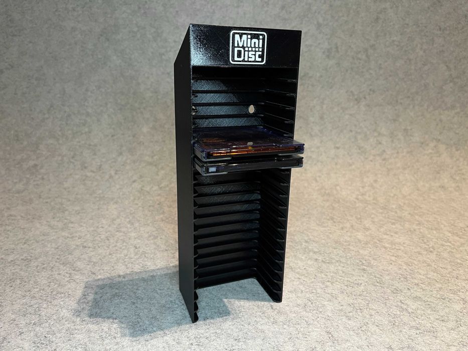 Stojak ścienny na 20 płyt MD MiniDisc