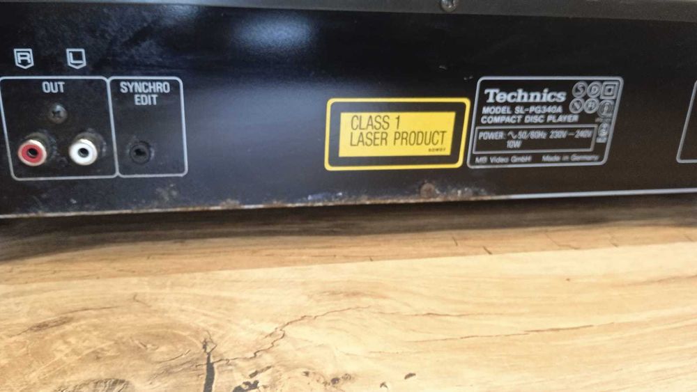Technics SL-PG340A odtwarzacz CD