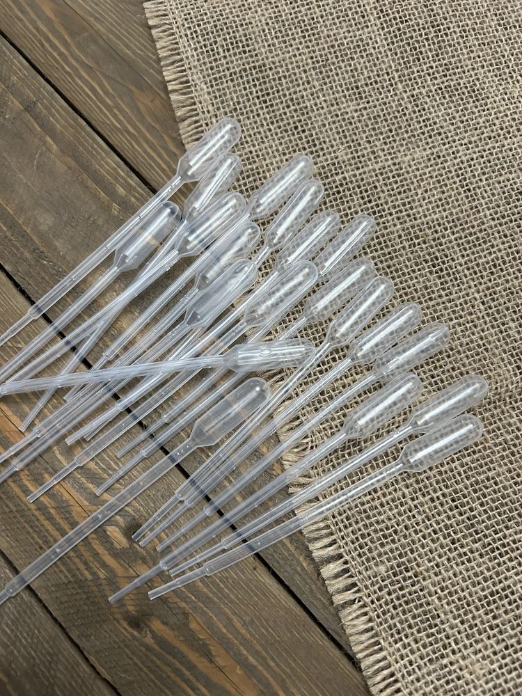20 sztuk przezroczystych pipet pipeta 1 ml