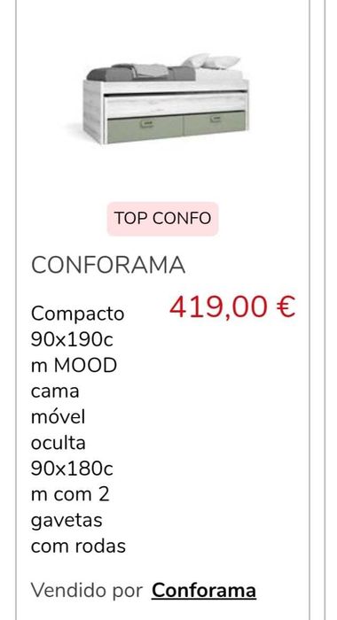 Cama dupla de solteiro