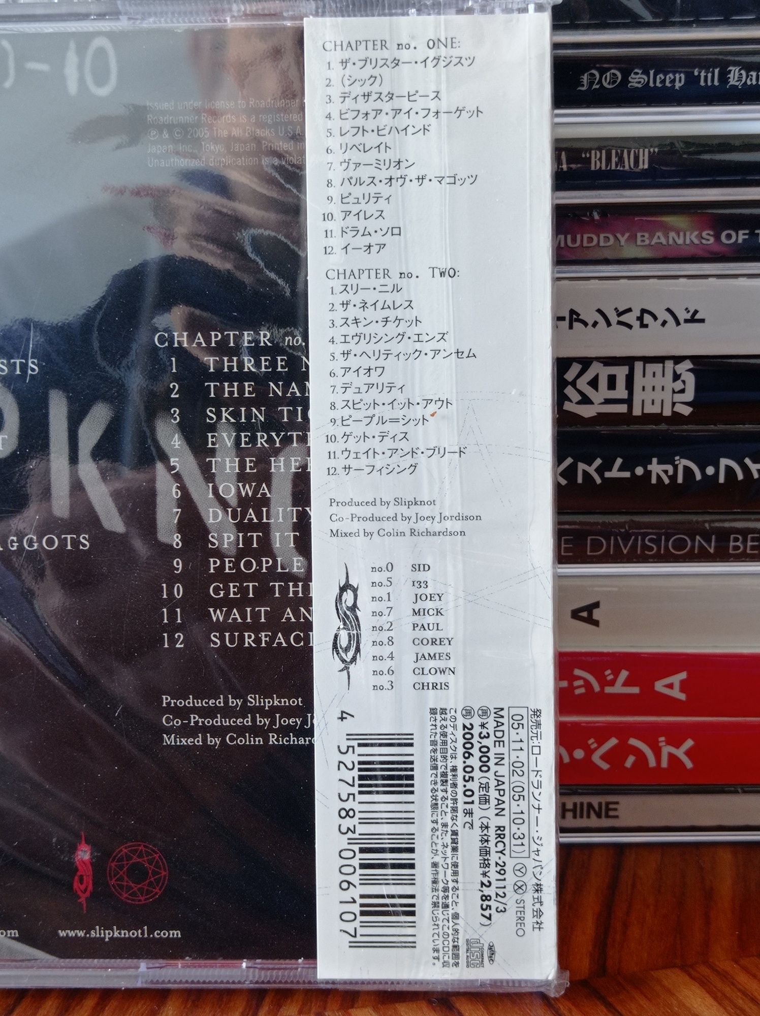 Płyta kompaktowa SLIPKNOT 9 0 LIVE oryginał wyd japońskie dwupłytowe
