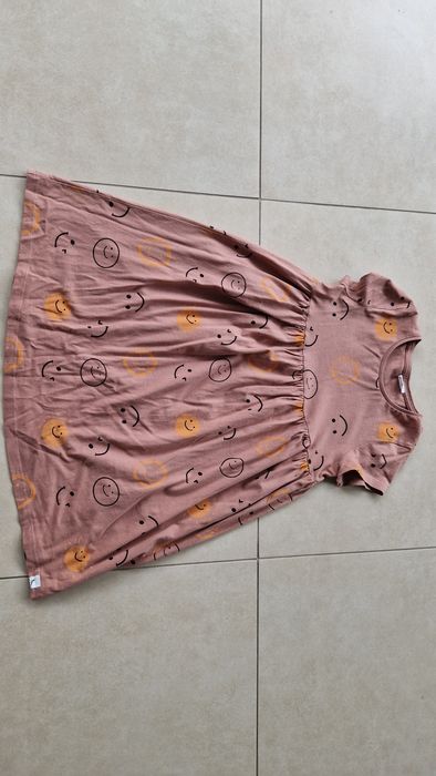 Sukienka letnia brązowa 128