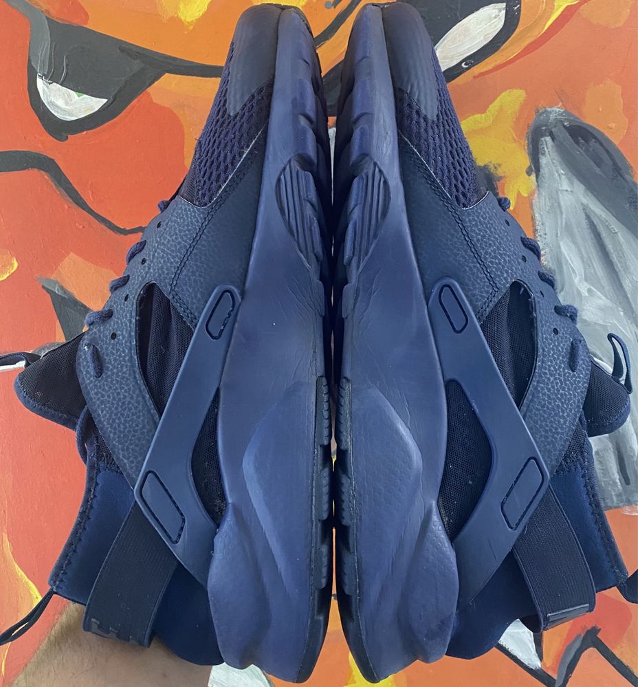 Nike Air кроссовки 46 Huarache размер синие оригинал