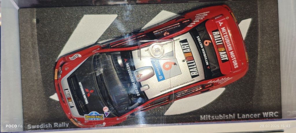Mitsubishi Lancer WRC05 Rovanpera/Pietilainen Szwecja'05 1:43 Deagosti
