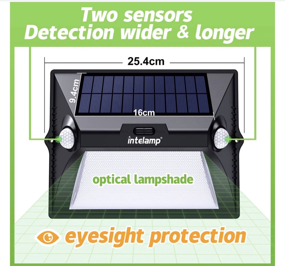 Lampa solarna InTelamp 5 trybow
