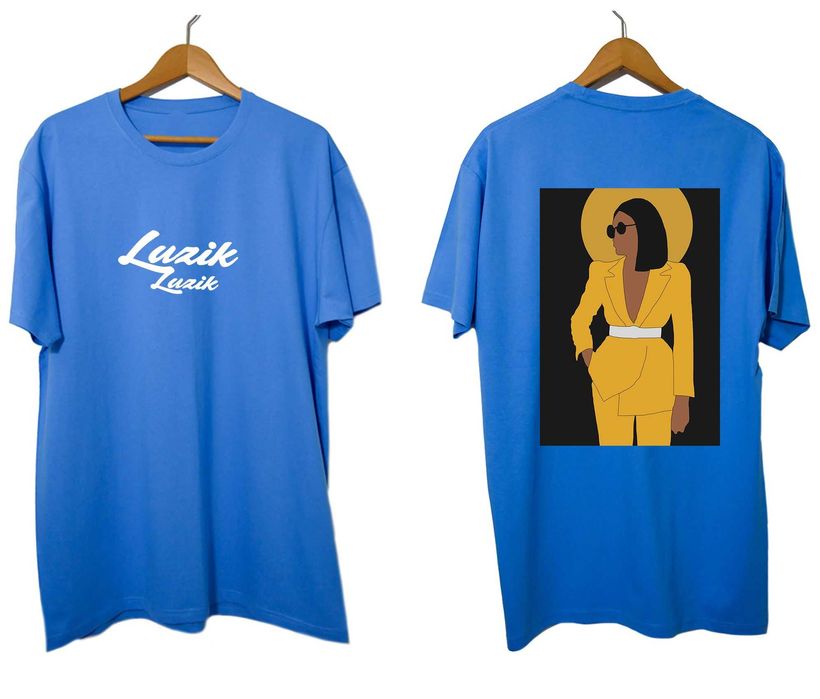 Niebieska koszulka XS z Twoim własnym logo Nadrukiem Grafiką Katowice