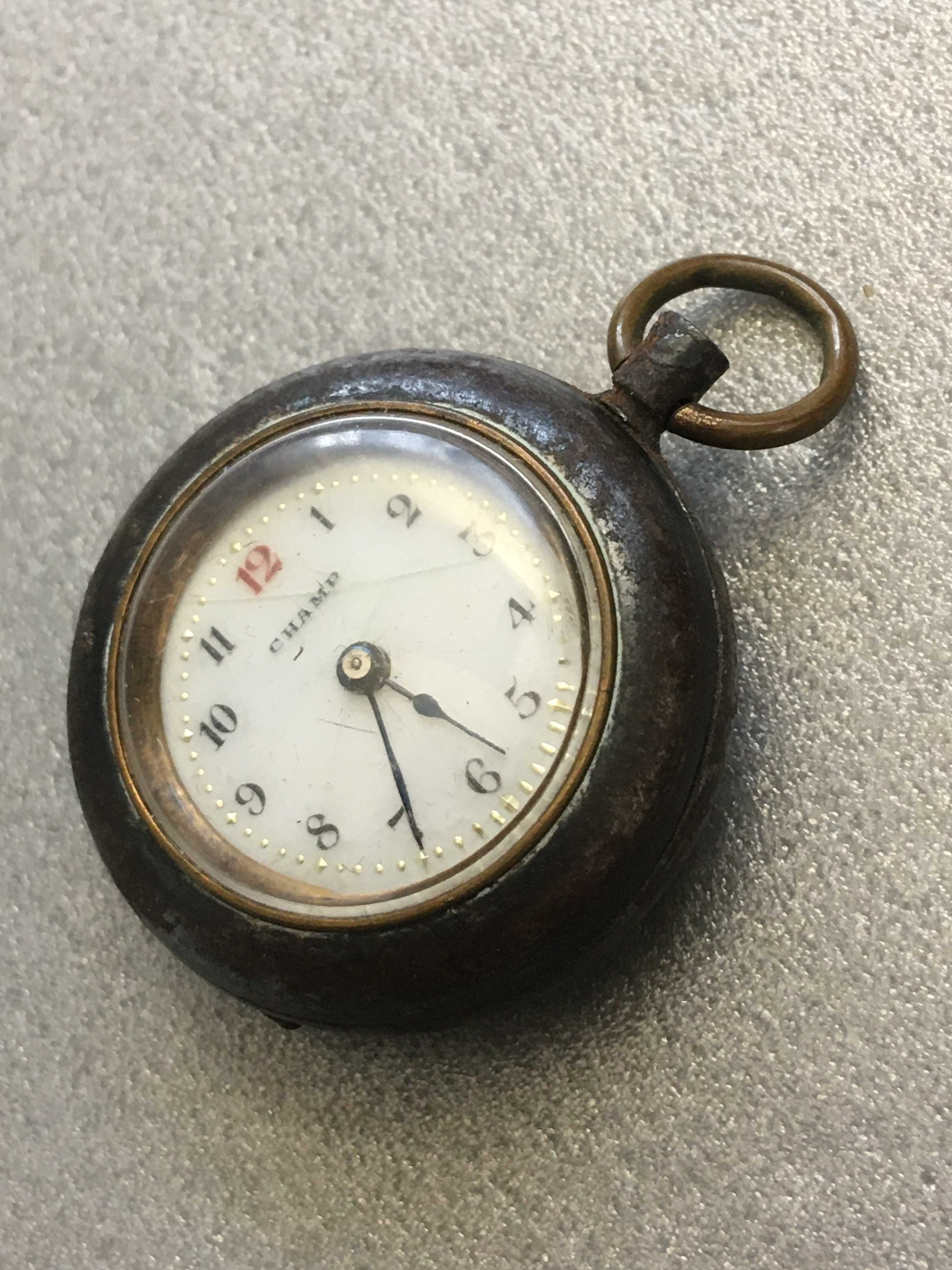 Zegarek kieszonkowy CHAMP z monogramem