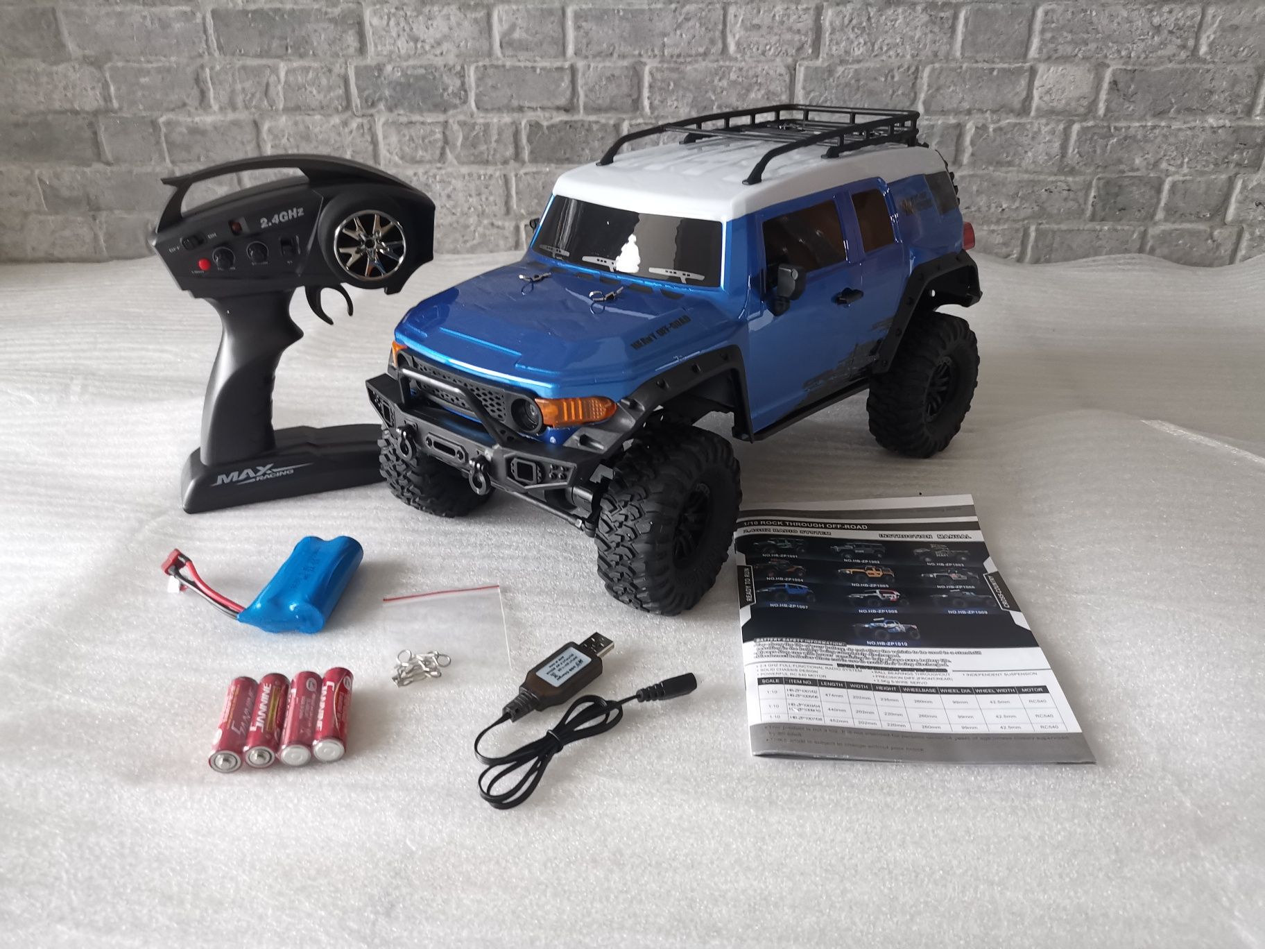 Carro RC Crawler HB-ZP1007 Toyota FJ Suv 1:10 Sport
