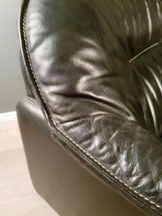 Designerski fotel De Sede DS016 skóra bydlęca - męska rzecz.