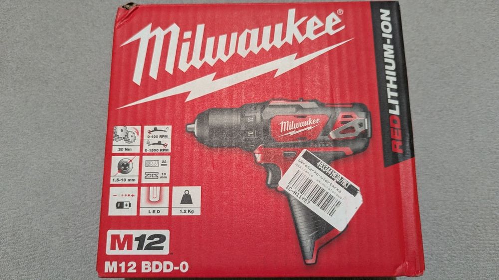 Wkrętarka Milwaukee M12 bdd akumulator ładowarka