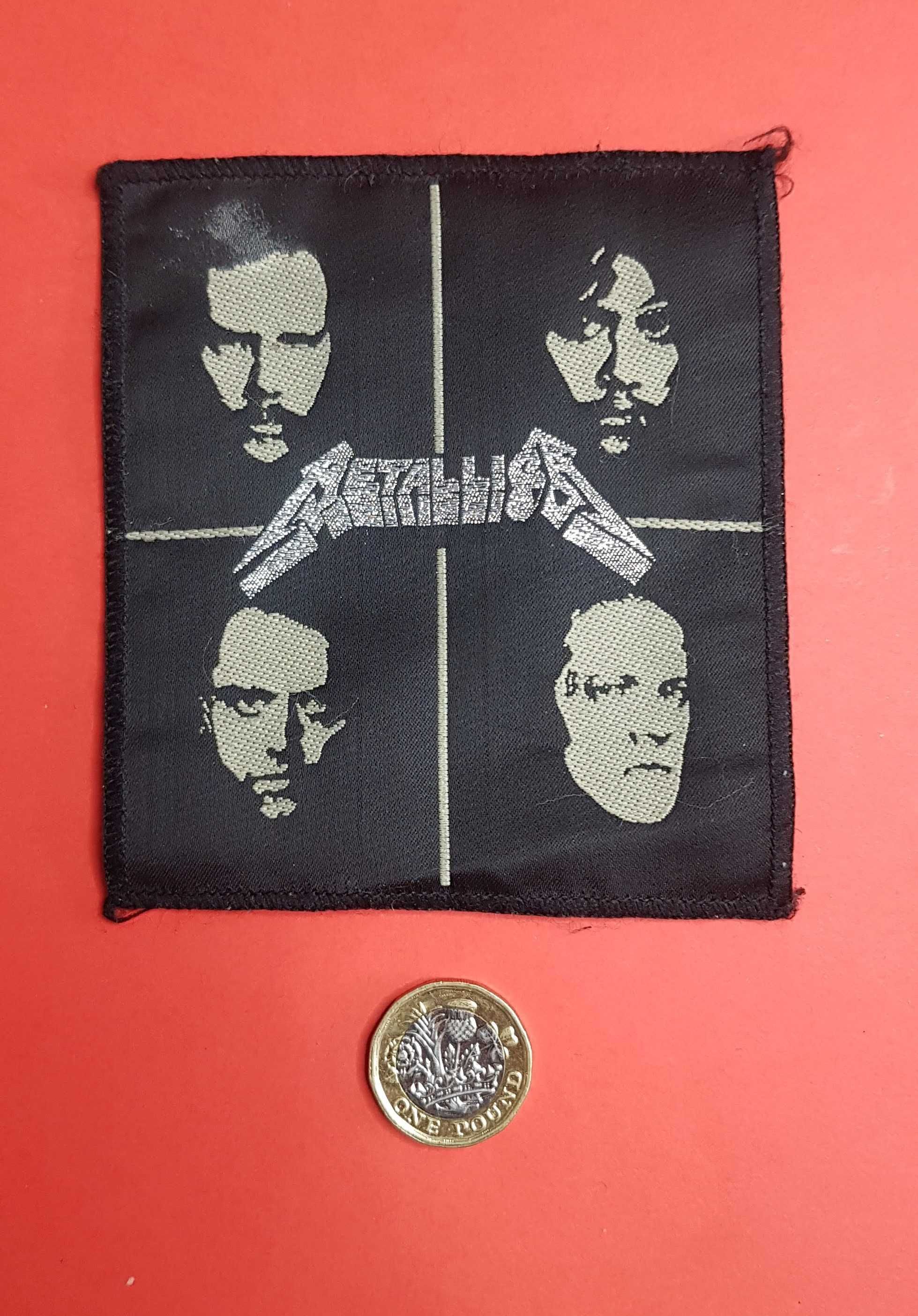 Vintage naszywka zespołu Metallica do przyszycia