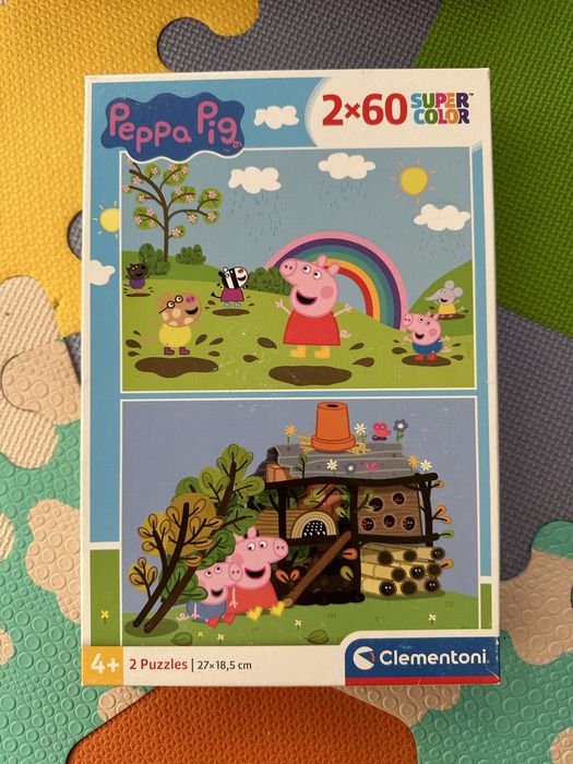 Puzzle swinka peppa 60 el 2 ukladanki