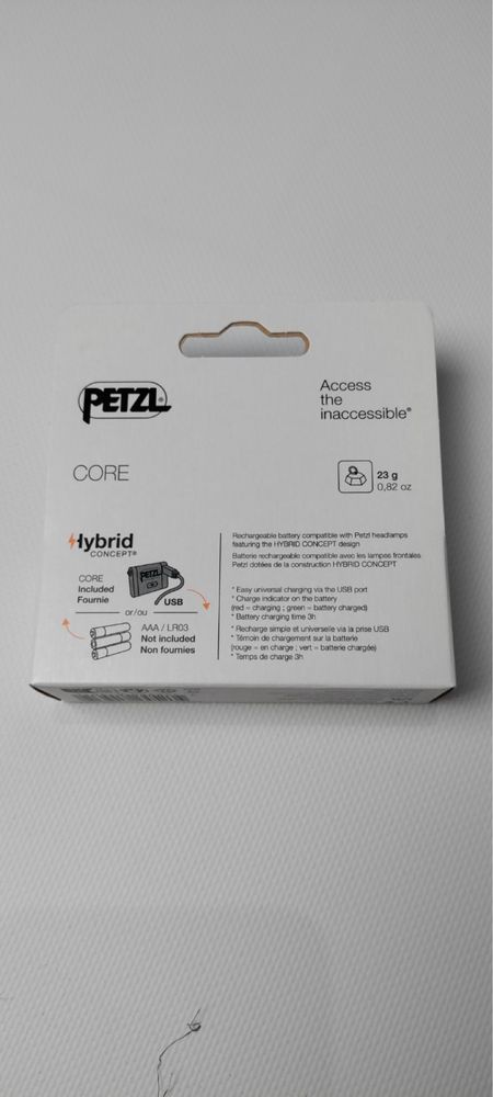 Ліхтарі та аккумулятор Petzl Aria2/e+Lite/accu core