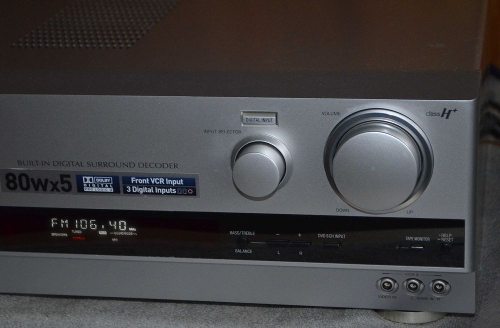 Amplituner kino domowe 5.1  A/V Panasonic SA-HE 75  Technics 5x80watt