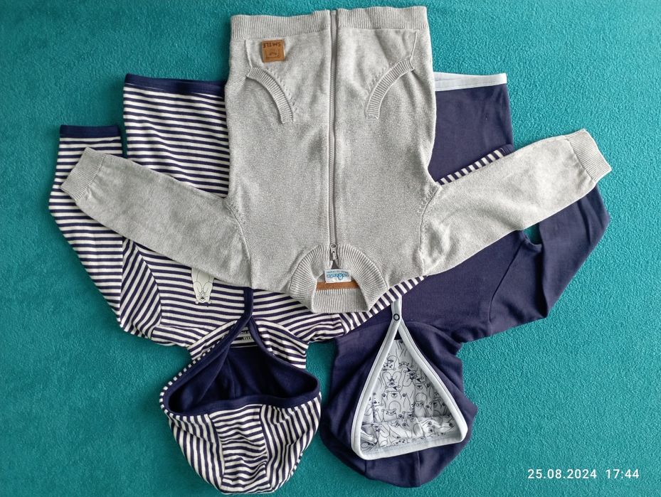 3x bluza/sweterek rozpinany 86/92