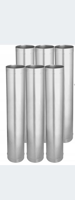 Wkłady kominowe EW-TKS|2 1m 6szt rury żaroodporne komin kwasoodporny